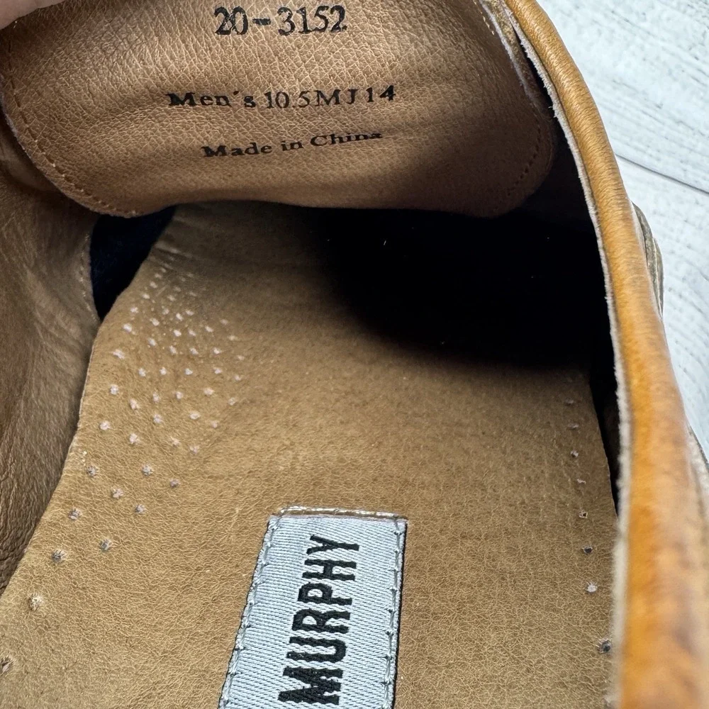 Johnston & Murphy Tyndall Flex System Wing‎ Tip Oxford Brown Mens 10.5M 20-3152